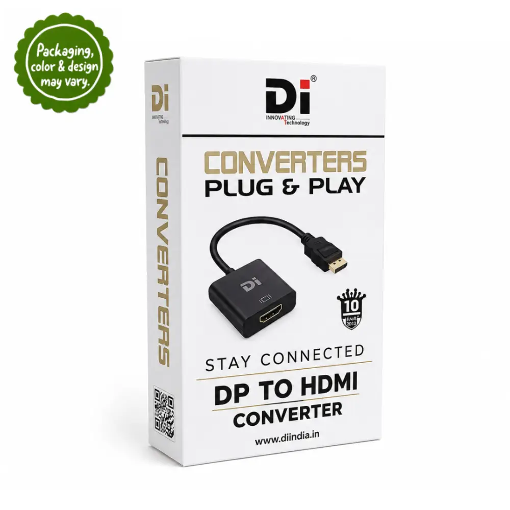 DI Display Port To HDMI Converter (Male To Female) (DP to HDMI)